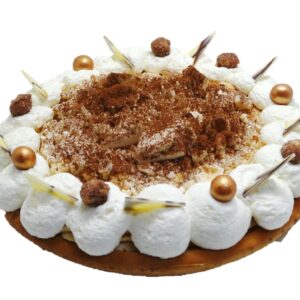 Hazelnoot-schuim vlaai